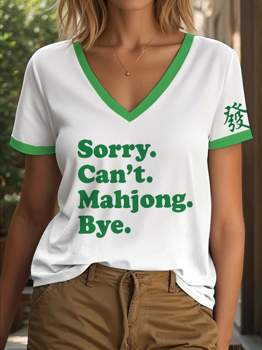 Camiseta Mahjong para mujer