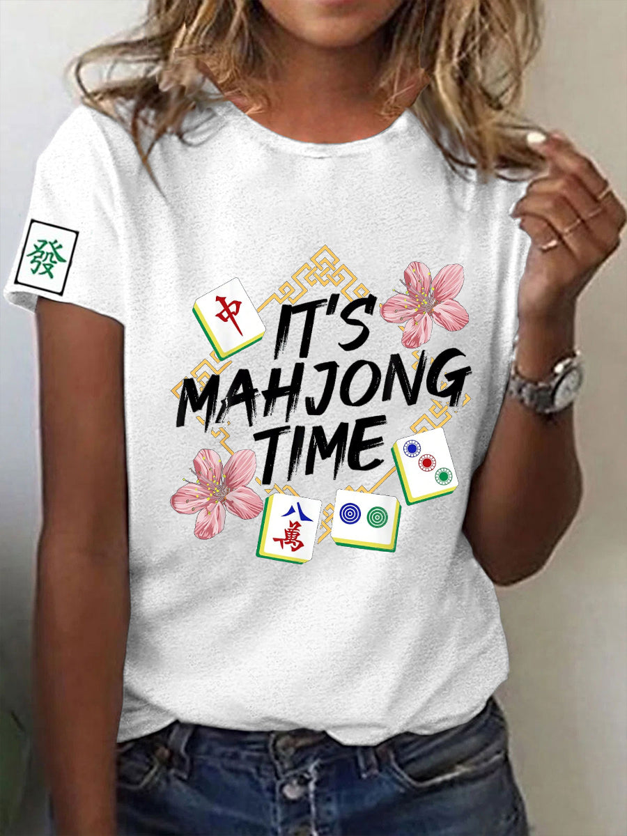 Camiseta Mahjong Lovers para mujer