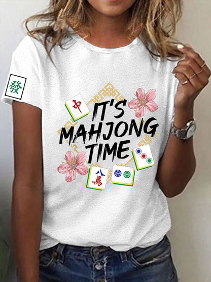 Camiseta Mahjong Lovers para mujer