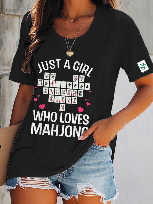 Camiseta Mahjong Lovers para mujer