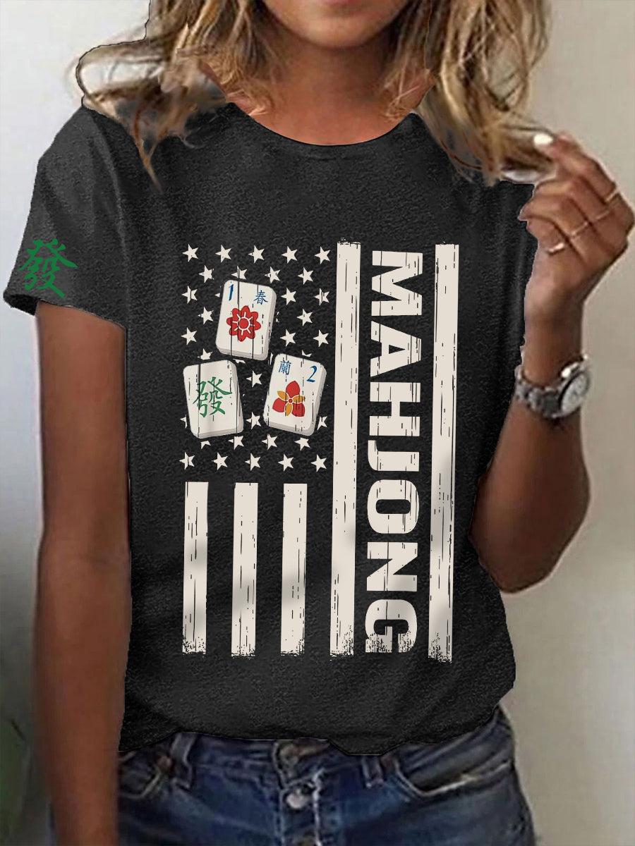 Camiseta Mahjong para mujer