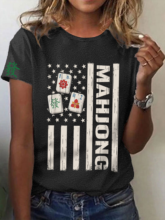 Camiseta Mahjong para mujer