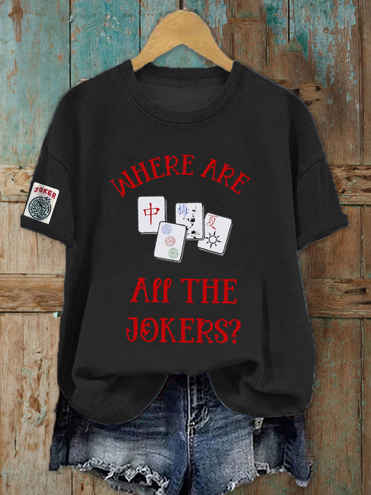Camiseta Mahjong para mujer