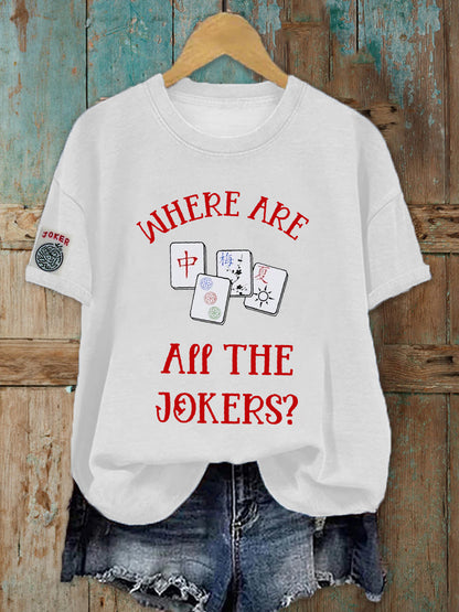 Camiseta Mahjong para mujer
