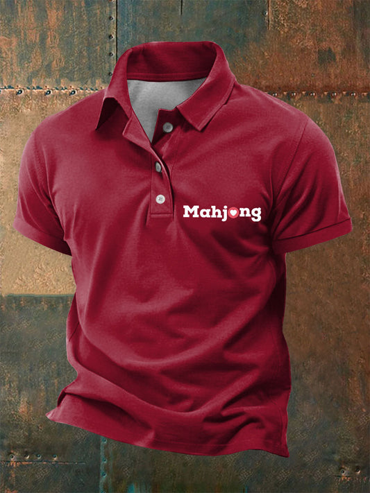 Polo Mahjong de los hombres