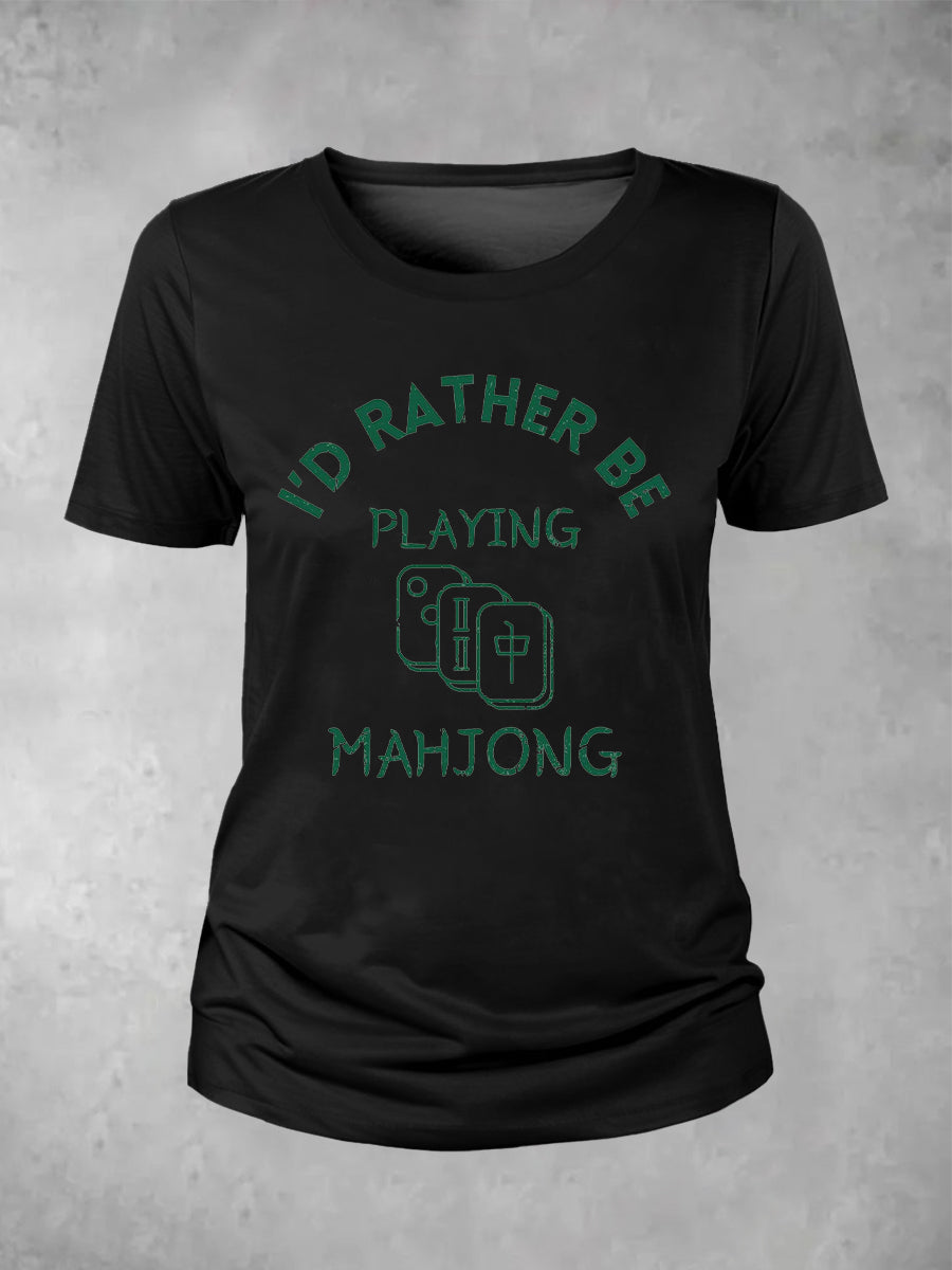 Camiseta Mahjong para mujer