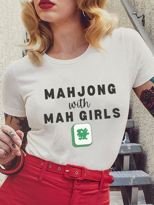 Camiseta Mahjong para mujer