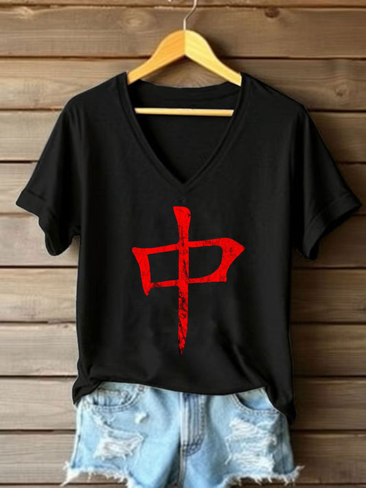 Camiseta de mujer Funny Mah Jongg Print