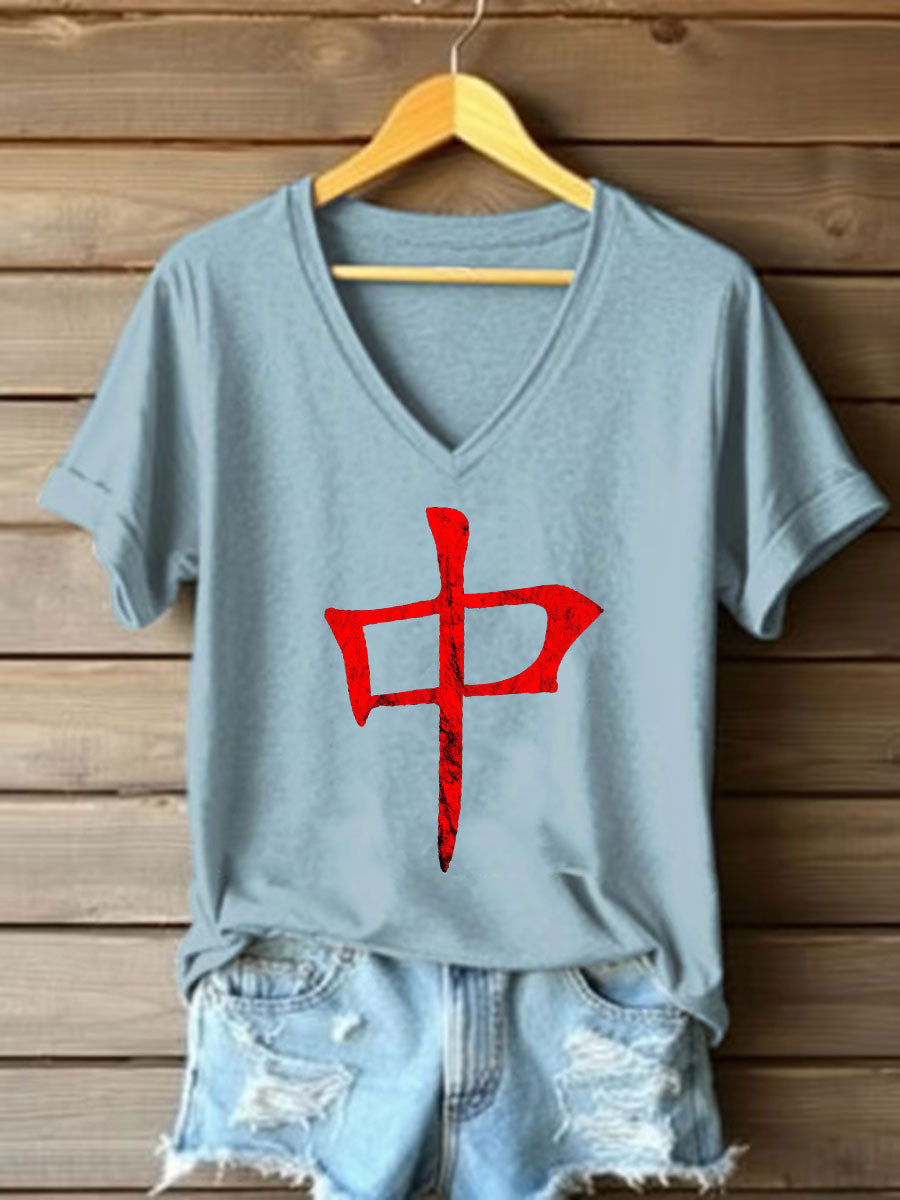 Camiseta de mujer Funny Mah Jongg Print