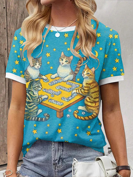 Camiseta Mahjong para mujer