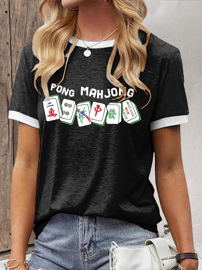 Camiseta Mahjong Lovers para mujer