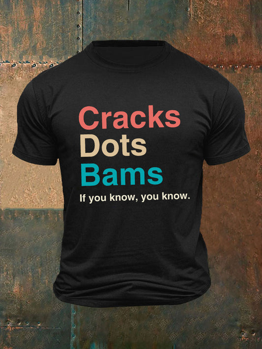 Camiseta impresa Mah Jongg divertida de los hombres