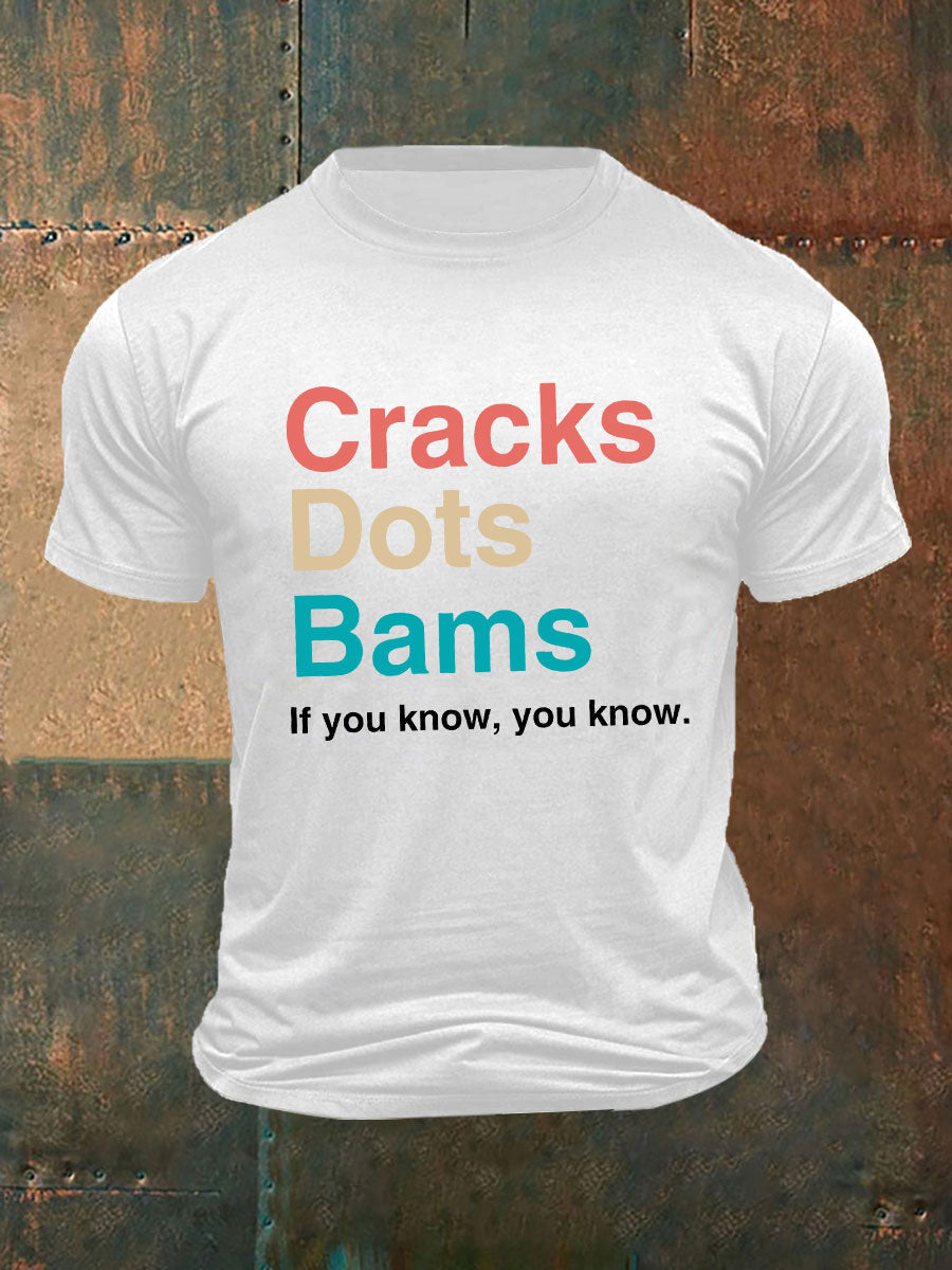 Camiseta impresa Mah Jongg divertida de los hombres