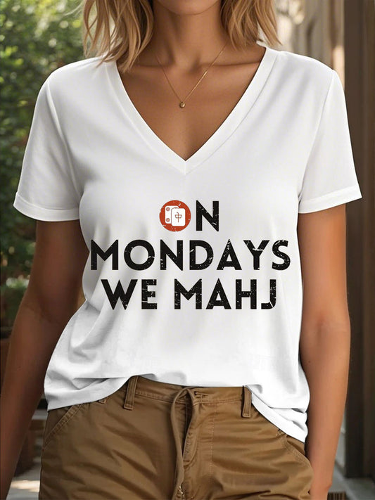 Camiseta Mahjong Lovers para mujer