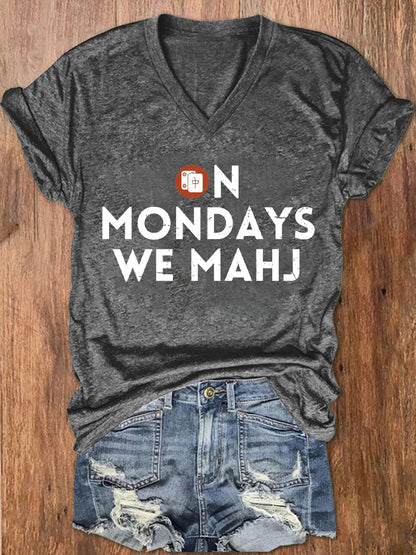 Camiseta Mahjong Lovers para mujer