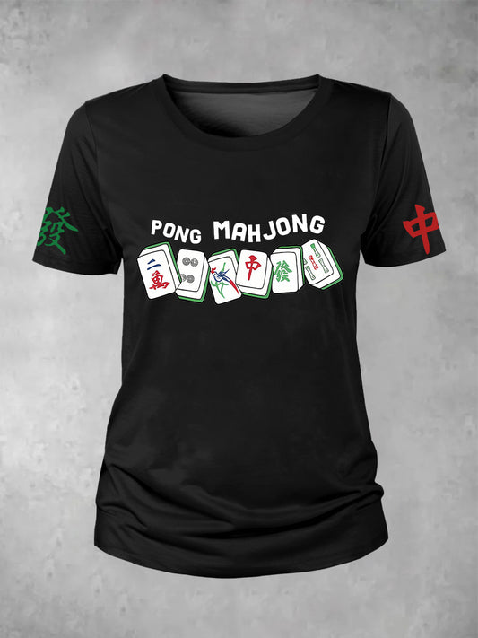 Camiseta Mahjong Lovers para mujer