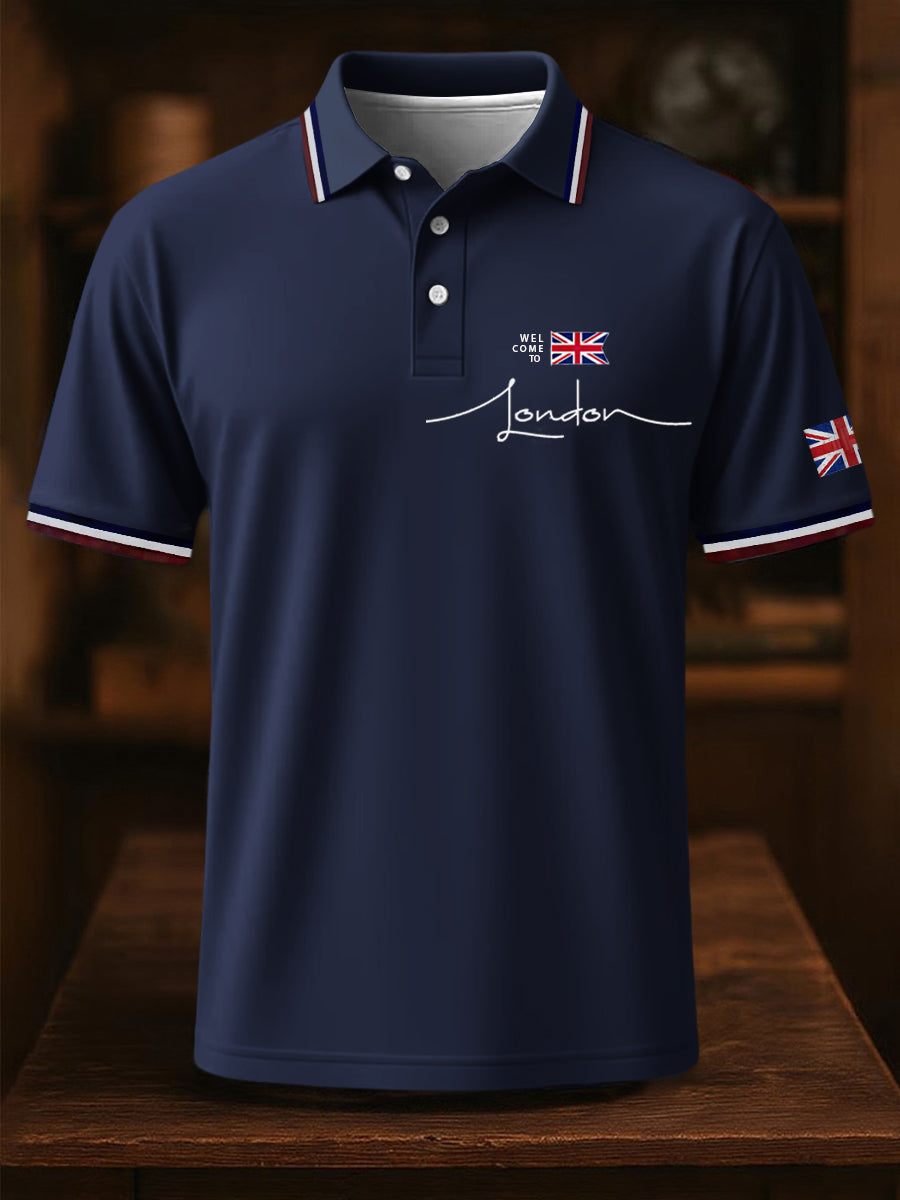 Men's Business Style Badge Top
