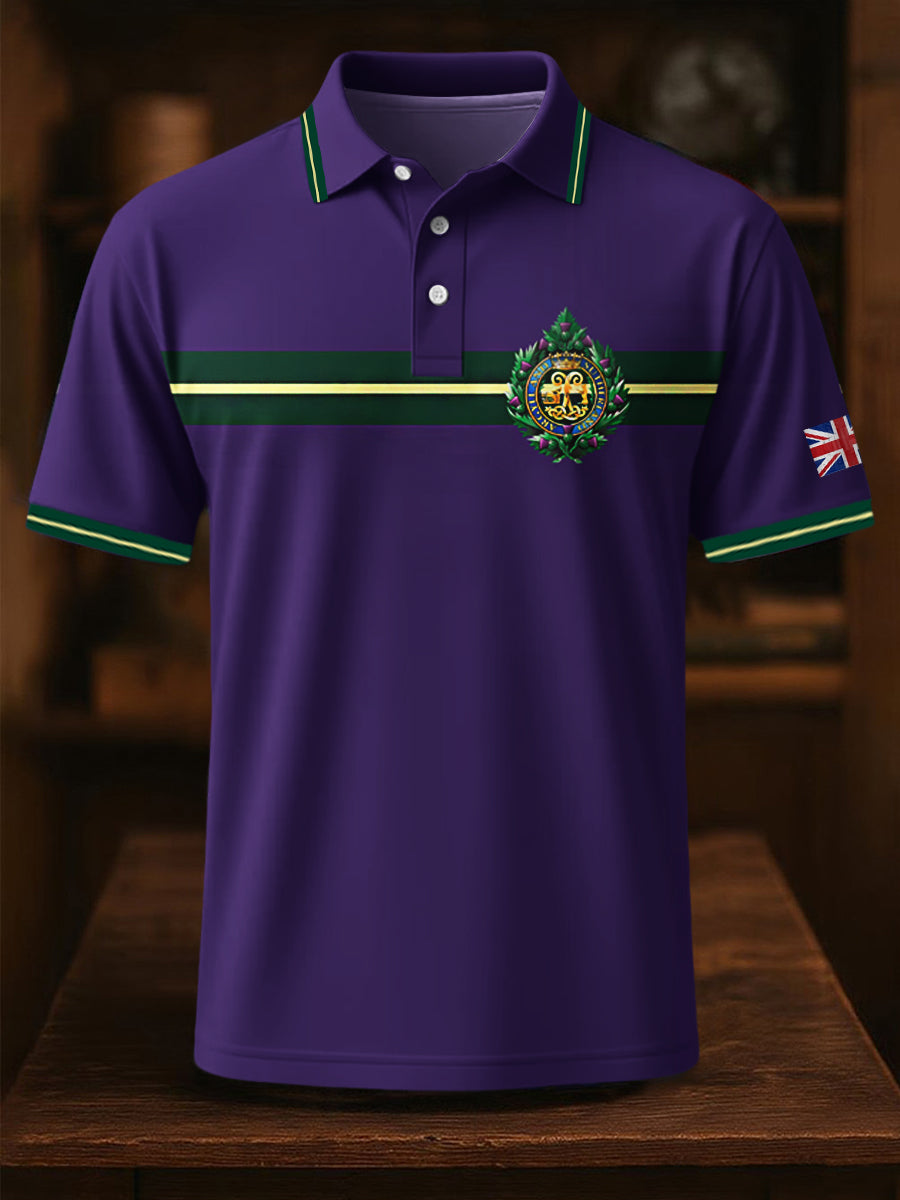 Men's Business Style Badge Top