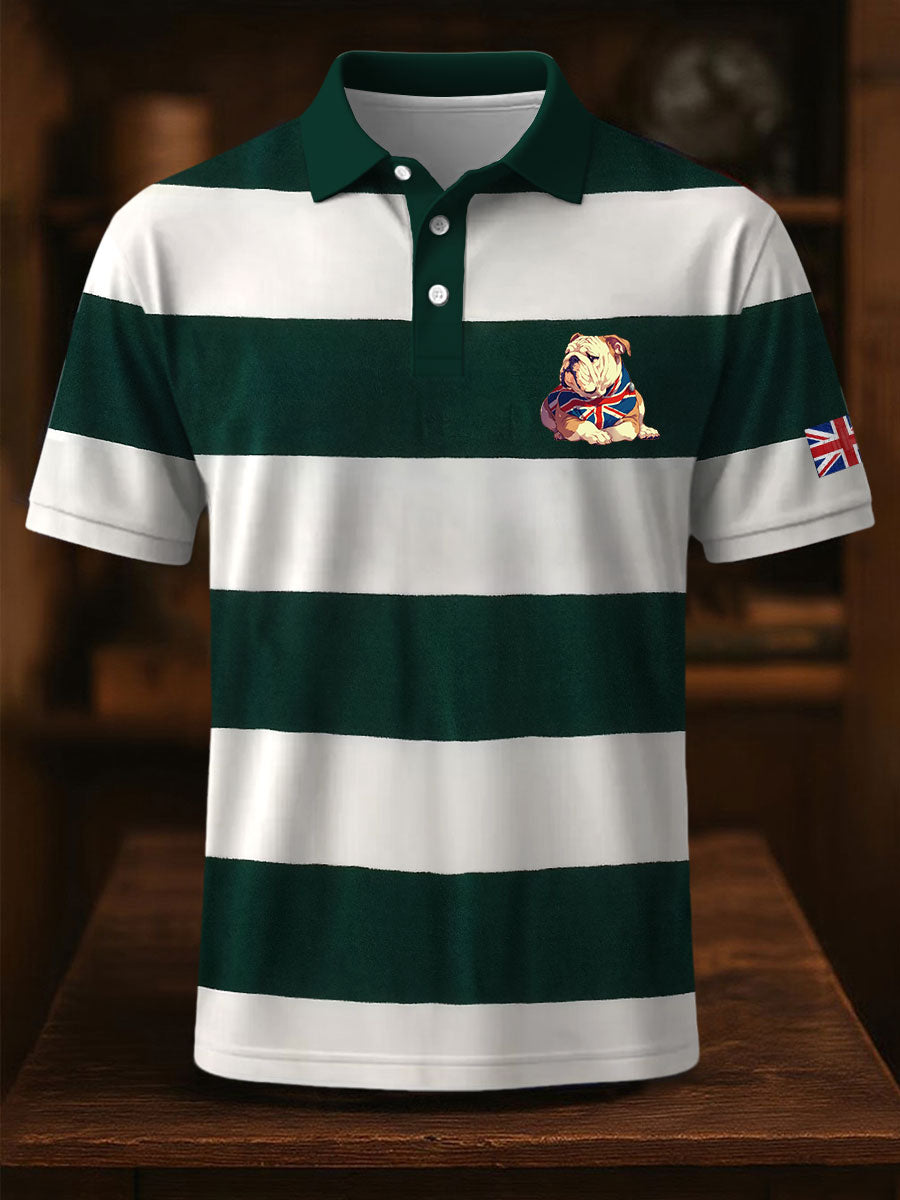 Men's Vintage England Flag Casual Shirt