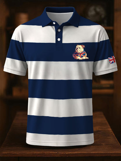 Men's Vintage England Flag Casual Shirt