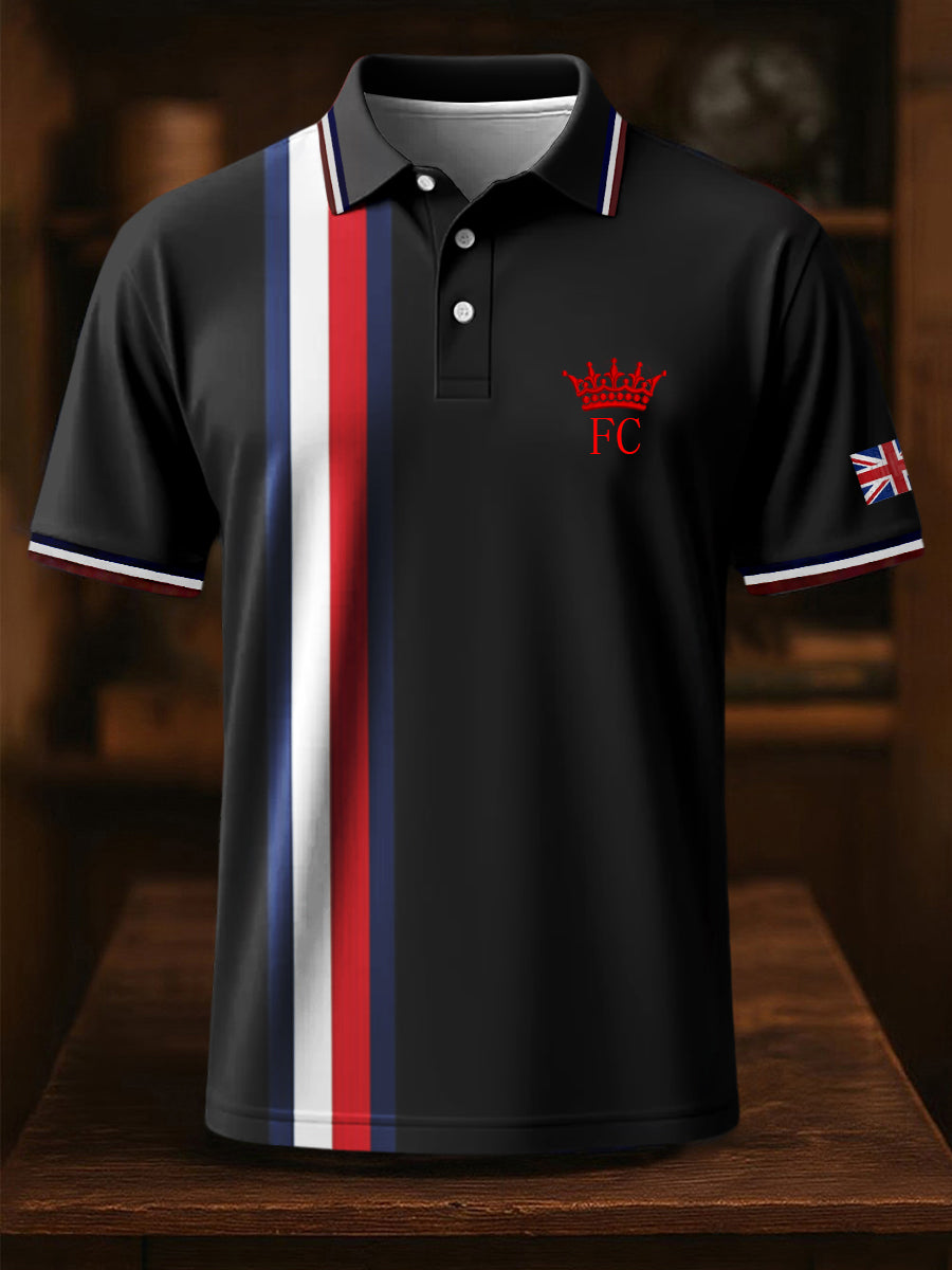 Men's Business Style Badge Top