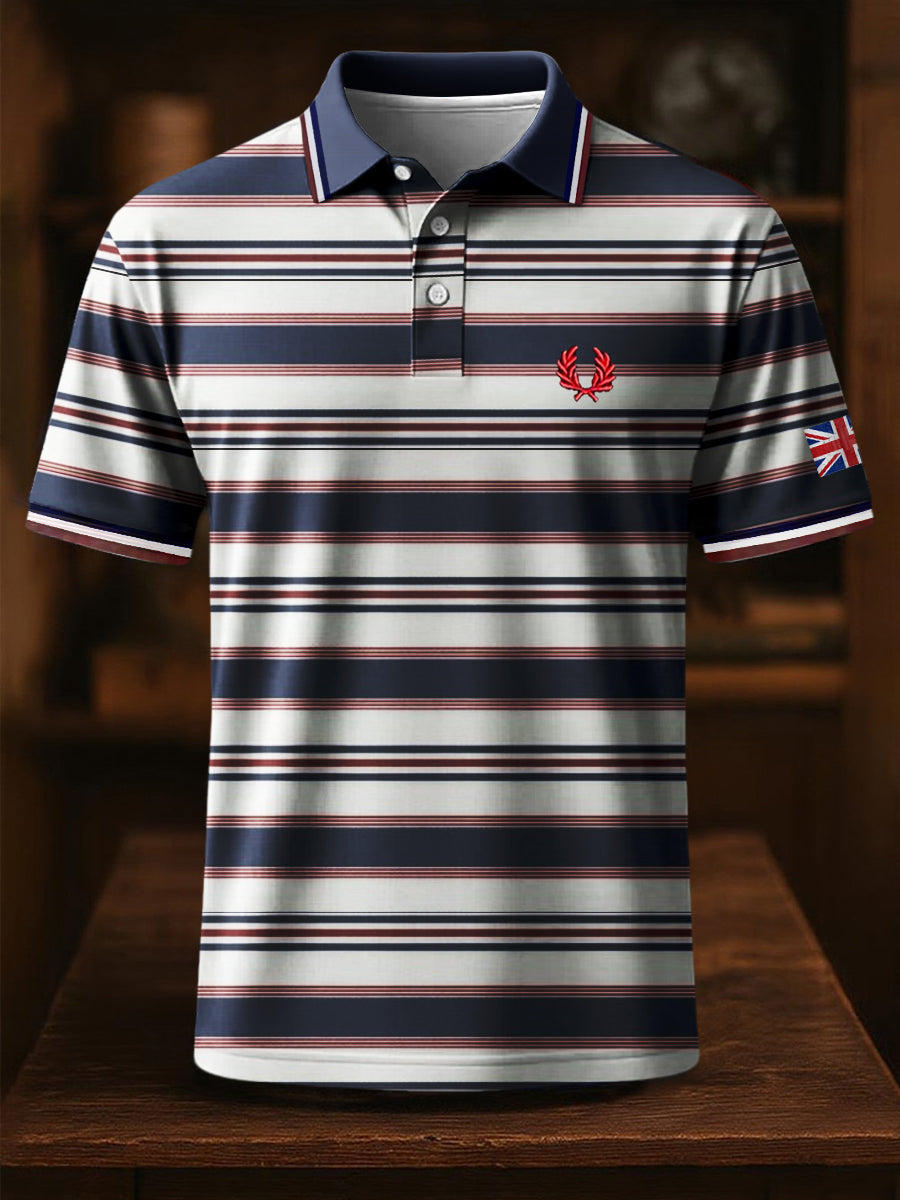 Men's Business Style Badge Top