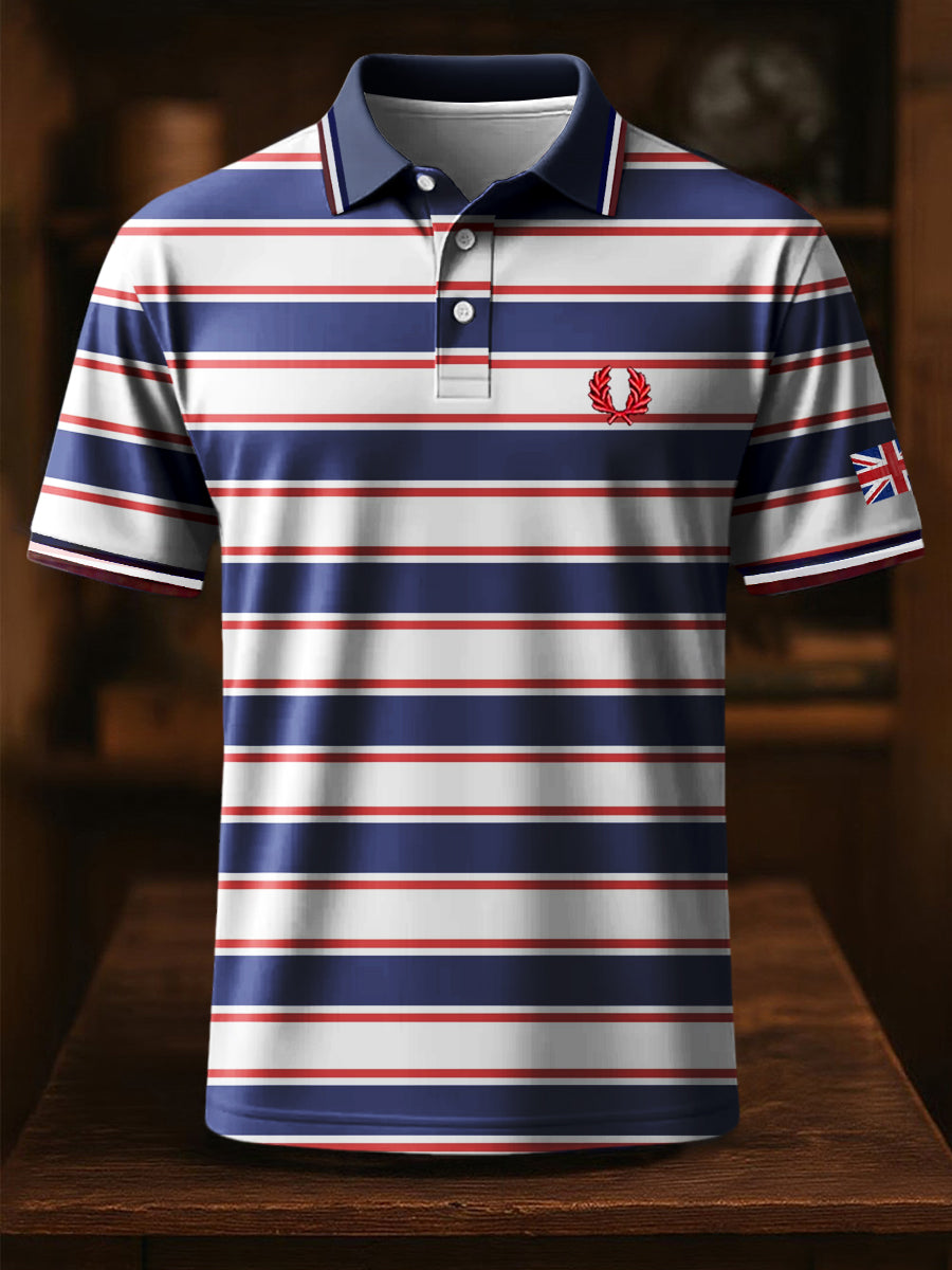 Men's Business Style Badge Top
