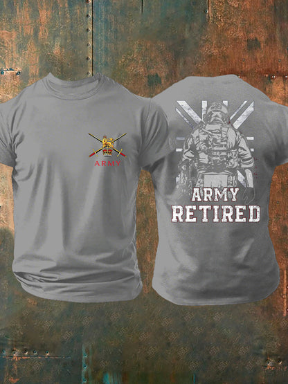 Men's British Veteran Printed T-shirt