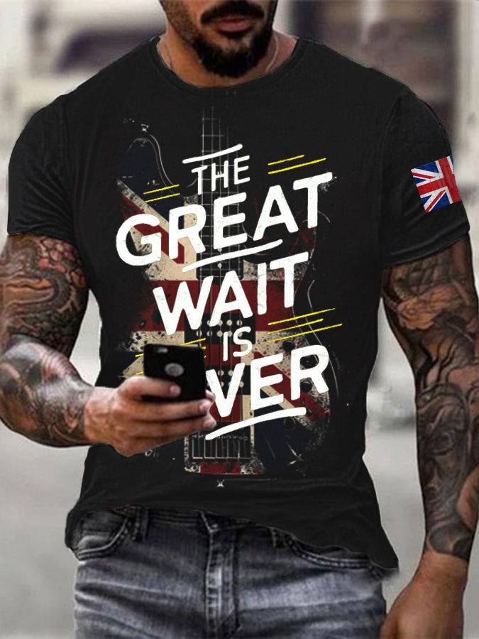 Men's Live '25 Tour The great wait is over Retro rock casual top
