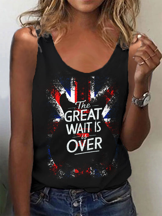 Women's Live '25 Tour The Great Wait Is Over Retro Rock Casual Vests