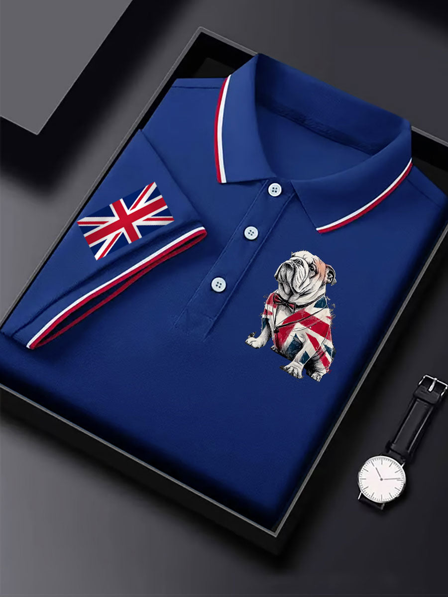 Men's Vintage England Flag Casual Shirt