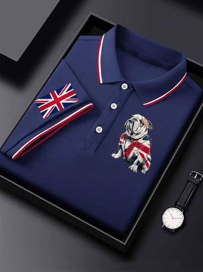 Men's Vintage England Flag Casual Shirt