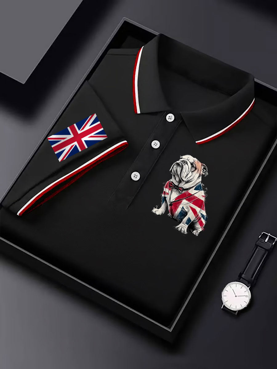Men's Vintage England Flag Casual Shirt