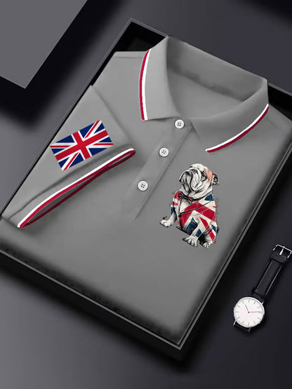 Men's Vintage England Flag Casual Shirt