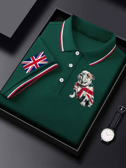 Men's Vintage England Flag Casual Shirt