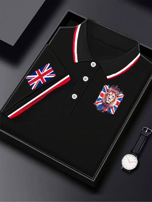 British business men's short sleeve shirt