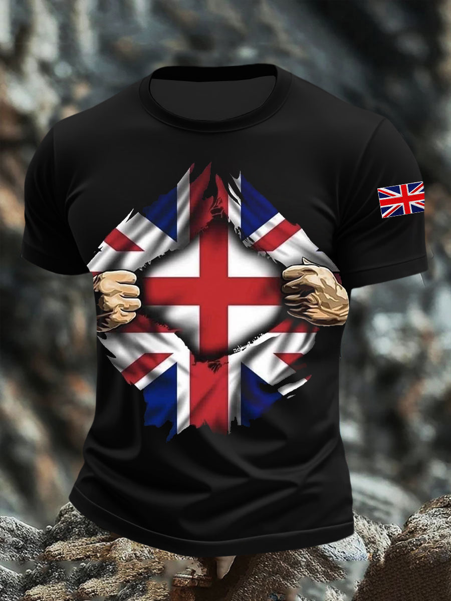 Men's British Flag Short Sleeves T-shirt