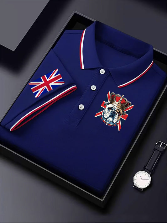 British business men's short sleeve shirt