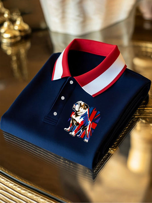 British business men's short sleeve shirt