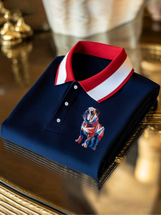 British business men's short sleeve shirt