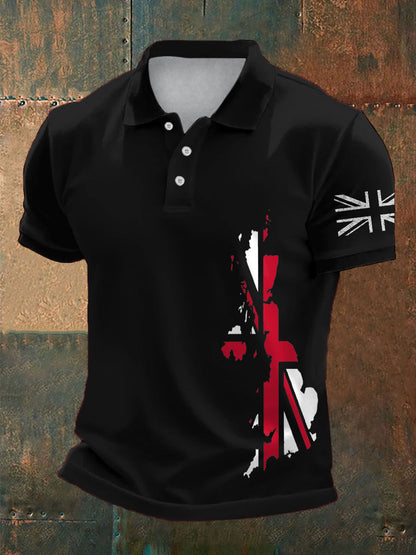 Men's UK Flag Pride Printed Casual Tops