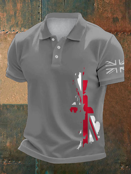 Men's UK Flag Pride Printed Casual Tops