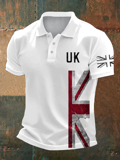 Men's UK Flag Pride Printed Casual Tops