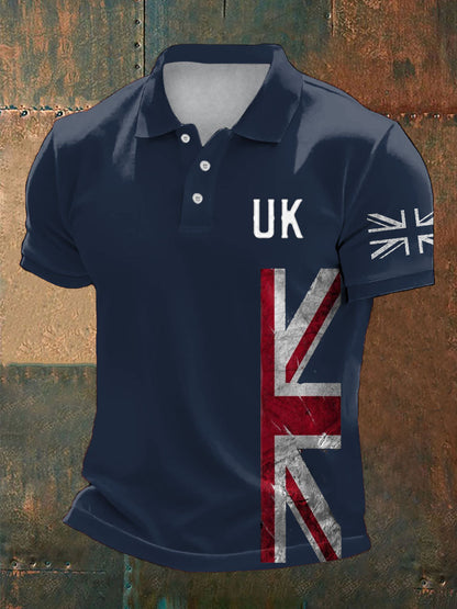 Men's UK Flag Pride Printed Casual Tops