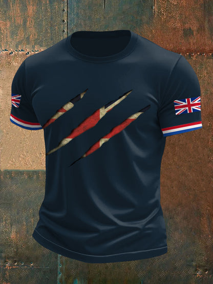 Men's UK Flag Printed T-shirt