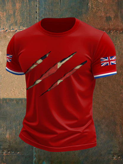 Men's UK Flag Printed T-shirt