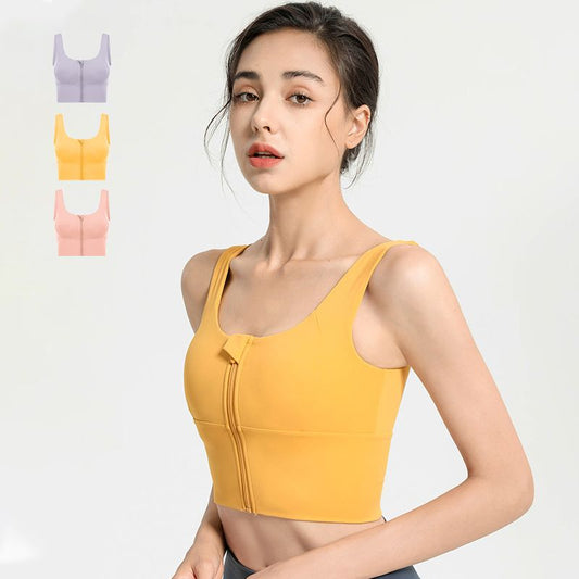 Reggiseno sportivo da corsa estivo da donna, ammortizzato