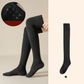 Calze antiscivolo in silicone sopra il ginocchio in pile