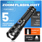 Torcia portatile multifunzionale con zoom per esterni