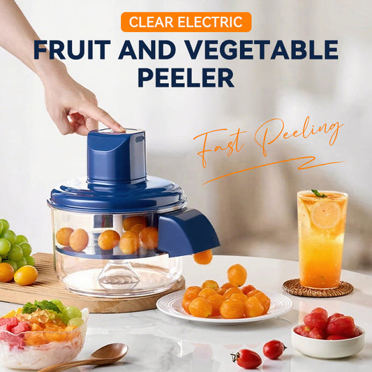 Sbucciatore Elettrico Trasparente per Frutta e Verdura